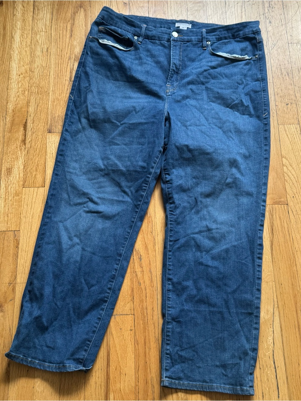 Good American Dark Indigo Relaxed Jeans
